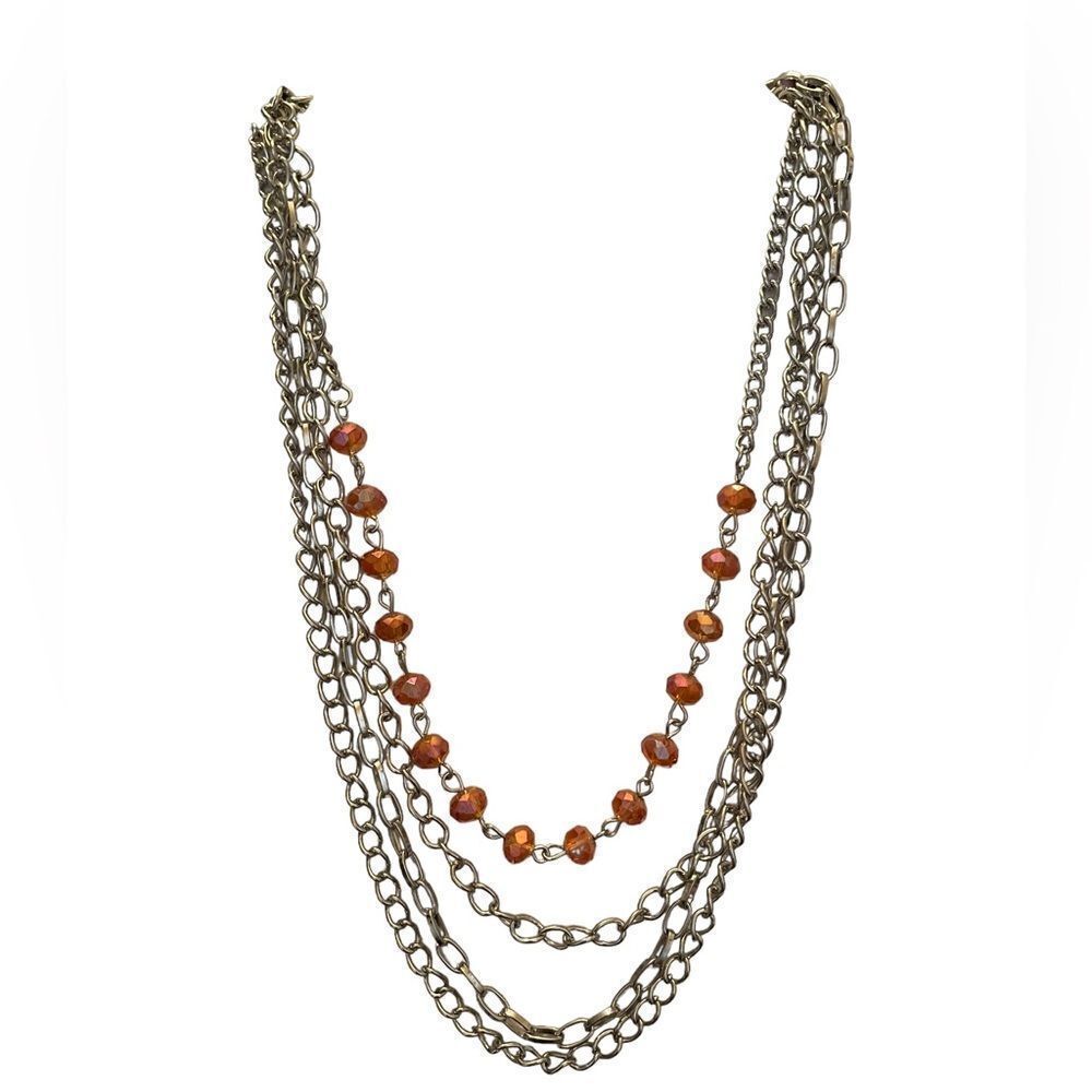 N805 4 STRAND CHAIN NECKLACE‎